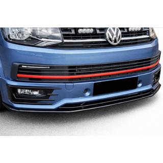 Priekšējā bampera lūpas spoilers SportLine 2015-2018 (ABS) Volkswagen T6 2015–2024 foto 1