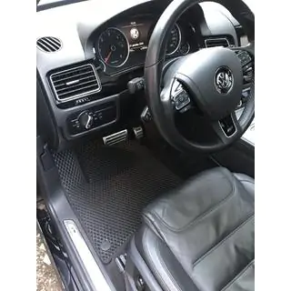 EVA auto paklājiņi (melni) foto 2