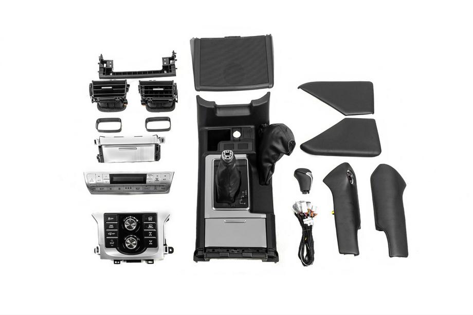 Toyota Land Cruiser Prado 150 2009–2023 Pilns salona uzlabošanas komplekts (paneļa uzlikas) 2018-2023 Foto 3