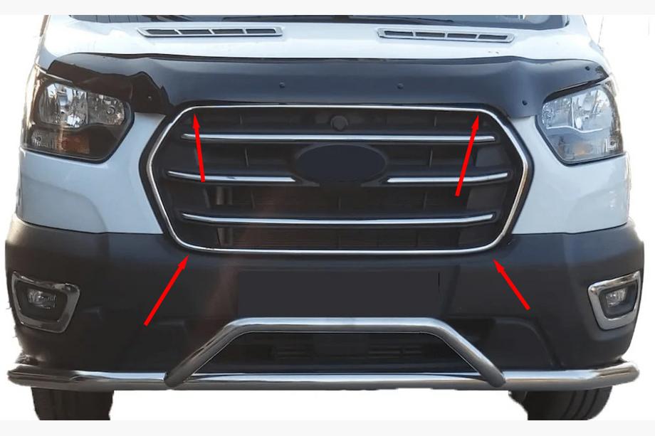 Ford Transit 2014– Restes apmale (2019+, 4 gab., nerūsējošais tērauds) Carmos - turku teras Image