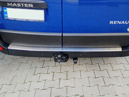 Renault Master 2011–2023 Aizmugurējā bufera uzlika (nerūsējošais tērauds) foto 9