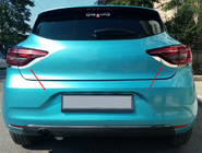 Renault Clio V 2019– Aizmugurējo lukturu uzlikas no nerūsējošā tērauda (2 gab.) foto 1
