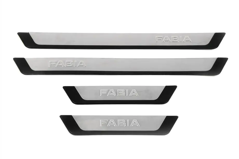 Skoda Fabia 2014–2021 OmsaLine-Flexill sliekšņu uzlikas (4 gab.) Foto 2