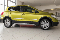 Suzuki SX4 S-Cross 2013–2016 Durvju moldingi (4 gab., nerūsējošais tērauds) foto 1
