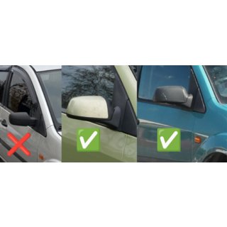Spoguļu uzlikas (2 gab., nerūsējošais tērauds) Ford Fiesta 2002–2008 foto 4