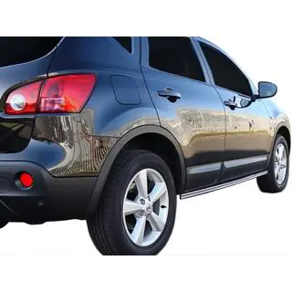 Dubultās sānu caurules (2 gab., nerūsējošais tērauds) Nissan Qashqai 2007–2010 foto 2