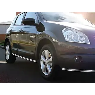Dubultās sānu caurules (2 gab., nerūsējošais tērauds) Nissan Qashqai 2010–2014 foto 3