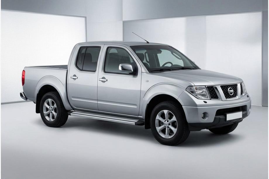 Nissan Navara 2006–2015 Sānu sliekšņi Maya V4 (2 gab., alumīnijs) Foto 1