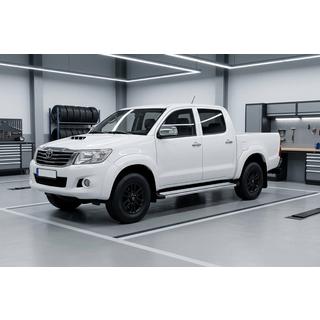 Sānu sliekšņi Maya V4 (2 gab., alumīnijs) Toyota Hilux 2006–2015 foto 1