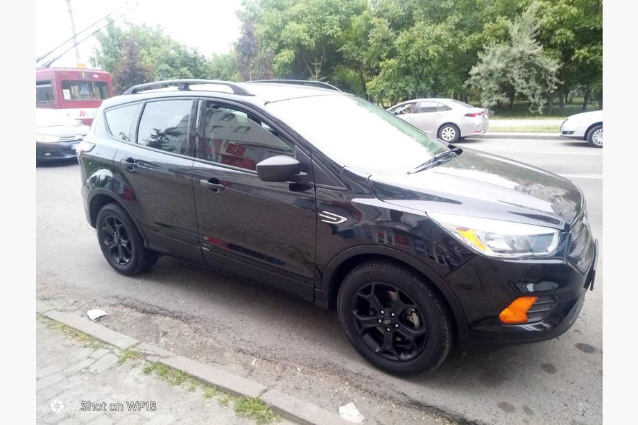 Ford Kuga/Escape 2013–2019 Turku jumta reliņi, melni (2 gab.) Image