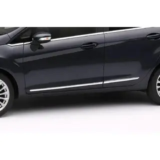 Durvju moldingi (4 gab., nerūsējošais tērauds) Ford Fiesta 2017– foto 1