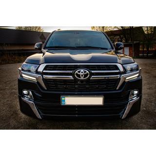 Restailinga pārbūves komplekts no LC200 2008-2015 uz 2021 Executive Toyota Land Cruiser 200 2007–2021 foto 3