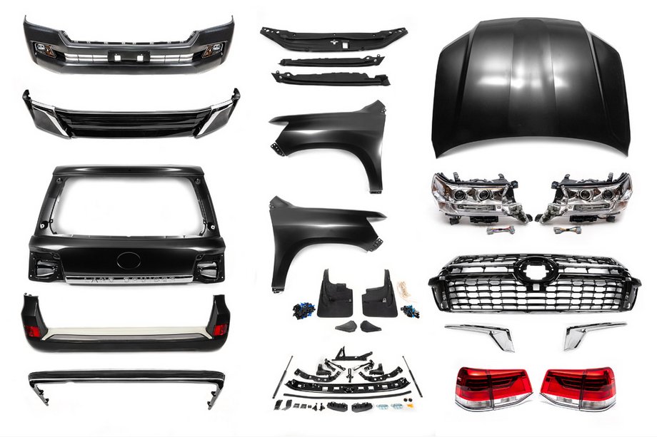 Toyota Land Cruiser 200 2007–2021 Restailinga pārbūves komplekts no LC200 2008-2015 uz 2021 Executive Foto 2