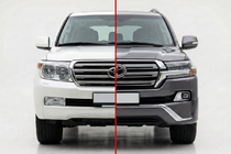 Toyota Land Cruiser 200 2007–2021 Restaila komplekts LC200 2008-2015 uz 2016 Executive foto 1