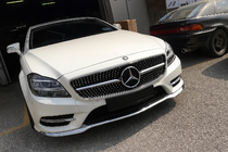 Mercedes CLS C218 2011–2018 Priekšējais radiatora režģis 2011-2014 (Diamond Silver) foto 4