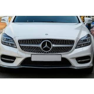 Priekšējais radiatora režģis 2011-2014 (Diamond Silver) Mercedes CLS C218 2011–2018 foto 1