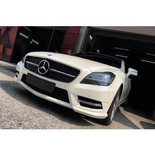Priekšējais radiatora režģis 2011-2014 (Diamond Silver) Mercedes CLS C218 2011–2018 foto 3