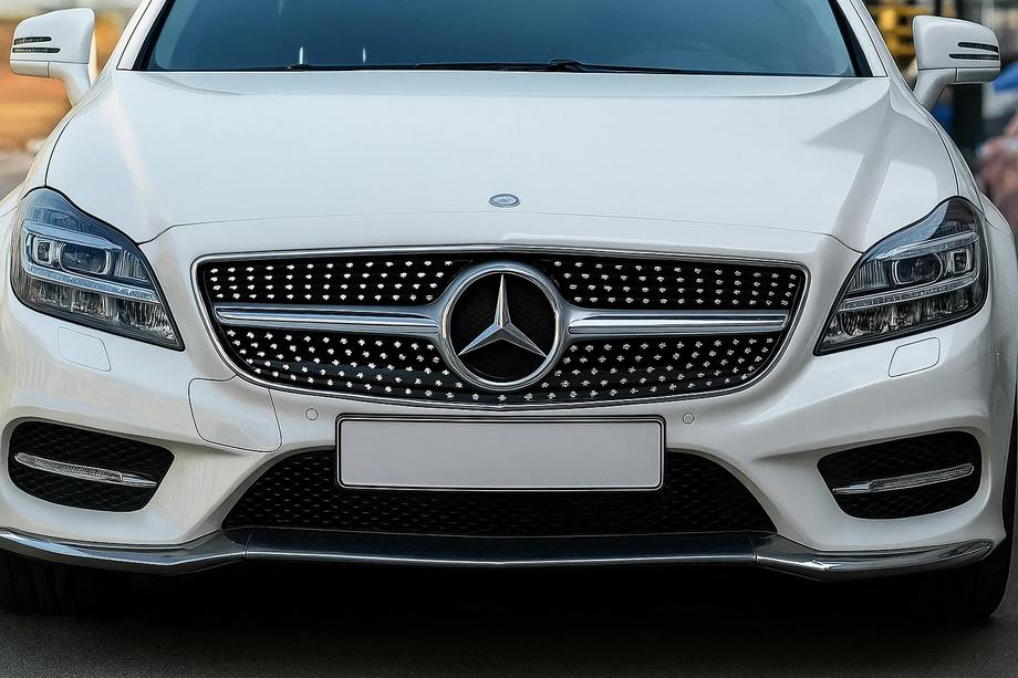 Mercedes CLS C218 2011–2018 Priekšējais radiatora režģis 2011-2014 (Diamond Silver) Image