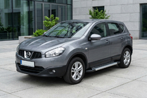 Nissan Qashqai 2010–2014 Sānu pakāpieni Vision New Grey (2 gab., alumīnijs) Garā riteņbāze foto 1
