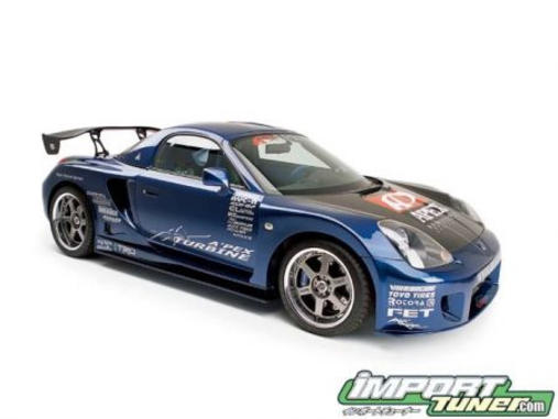 Toyota tūnings: Apexi USA Toyota MR-S piemērs