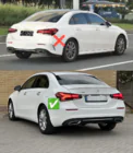 Mercedes A-class W177 2018– Dubļusargi Premium Sedan (Base, 4 gab.) foto 3
