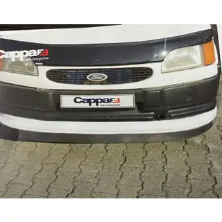 Priekšējā bampera lūpas spoileris (melns) foto 2