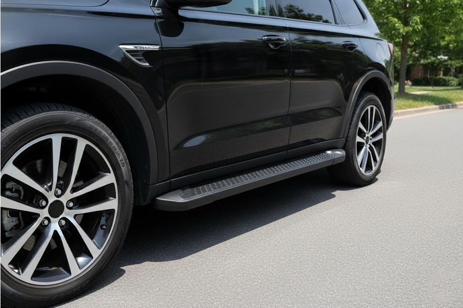 Acura MDX 2013–2020 Sānu sliekšņi Allmond Black (2 gab., alumīnijs) Image