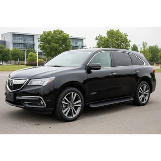 Sānu kāpšļi Tayga Black (2 gab., alumīnijs) Acura MDX 2013–2020 foto 1
