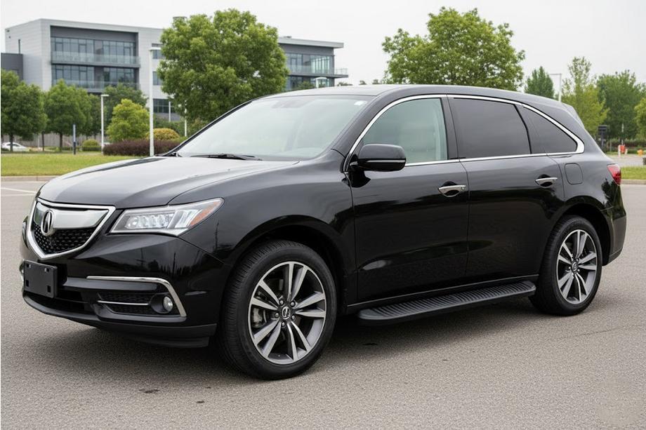 Acura MDX 2013–2020 Sānu kāpšļi Tayga Black (2 gab., alumīnijs) Image