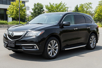 Acura MDX 2013–2020 Sānu pakāpieni BlackLine (2 gab., alumīnijs) foto 1