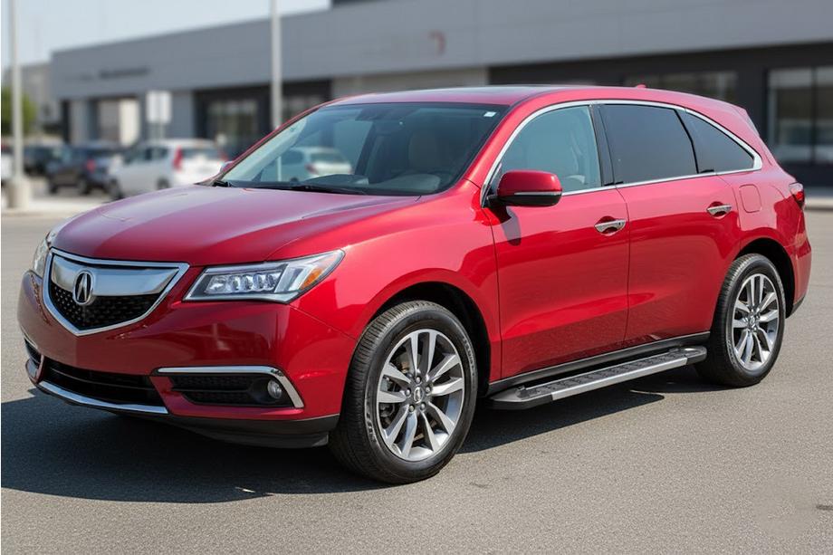Acura MDX 2013–2020 Sānu pakāpieni RedLine V1 (2 gab., alumīnijs) Foto 1