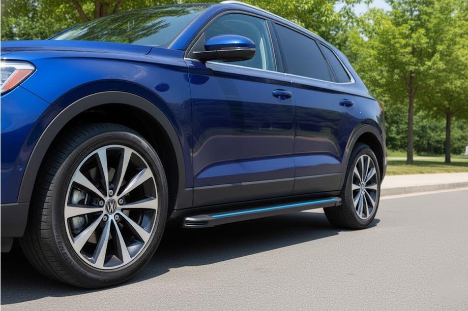 Acura MDX 2013–2020 Sānu pakāpieni Maya Blue (2 gab., alumīnijs) Foto 1