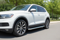 Acura MDX 2013–2020 Sānu sliekšņi Maydos V2 (2 gab., alumīnijs / nerūsējošais tērauds) foto 1