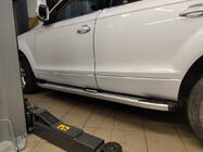 Audi Q7 2005–2015 Mevsim Grey sānu pakāpieni (2 gab., alumīnijs) foto 2