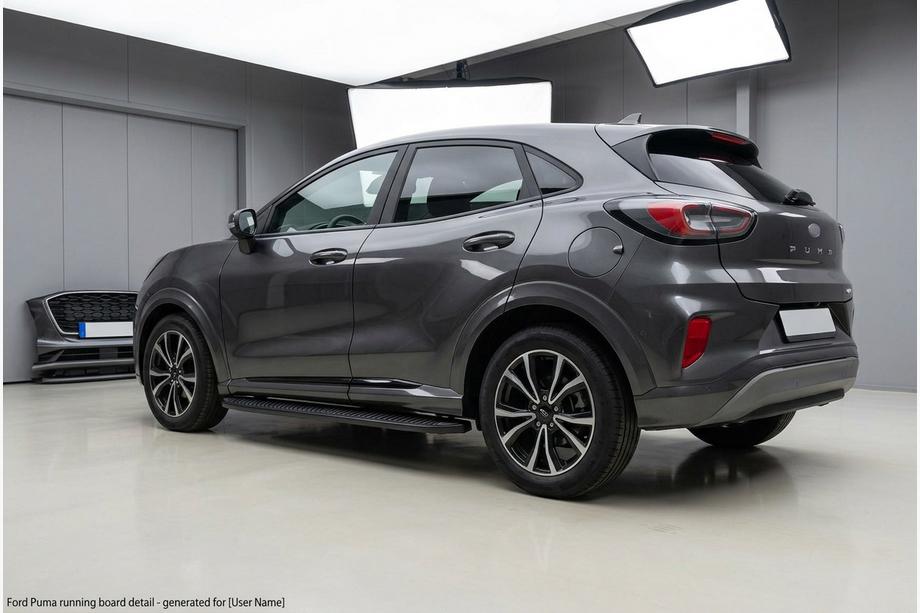 Ford Puma 2019– Sānu kāpšļi Tayga Black (2 gab., alumīnijs) Image