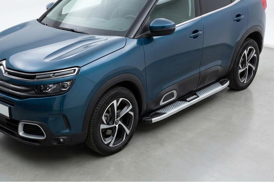 Citroen C5 Aircross 2017–2025 Mevsim Grey sānu pakāpieni (2 gab., alumīnijs) Image