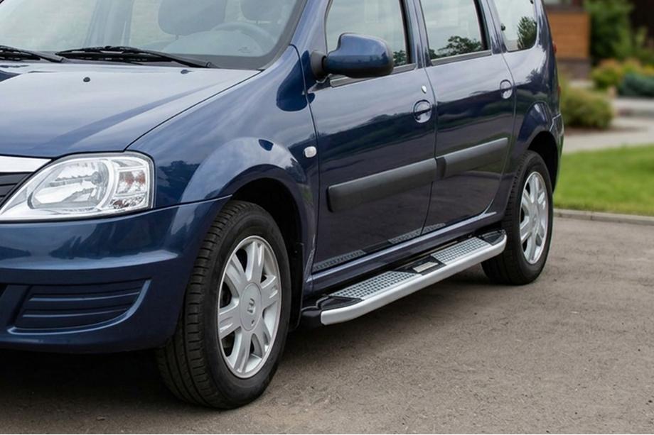Dacia Logan MCV 2004–2014 Mevsim Grey sānu pakāpieni (2 gab., alumīnijs) Image