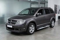 Dodge Journey 2008–2020 Mevsim Grey sānu pakāpieni (2 gab., alumīnijs) foto 1