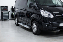 Ford Custom 2013–2022 Mevsim Grey sānu pakāpieni (2 gab., alumīnijs) foto 1