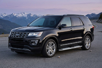 Ford Explorer 2011–2019 Mevsim Grey sānu pakāpieni (2 gab., alumīnijs) foto 1