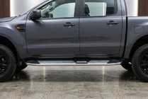 Ford Ranger 2007–2011 Mevsim Grey sānu pakāpieni (2 gab., alumīnijs) foto 1