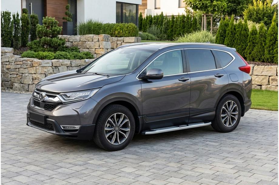 Honda CRV 2017–2022 Mevsim Grey sānu pakāpieni (2 gab., alumīnijs) Image