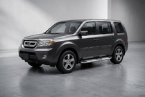 Honda Pilot 2008–2015 Mevsim Grey sānu pakāpieni (2 gab., alumīnijs) foto 1
