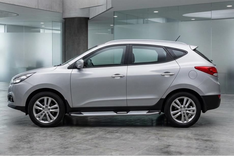 Hyundai IX-35 2010–2015 Mevsim Grey sānu pakāpieni (2 gab., alumīnijs) Foto 1