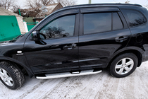 Hyundai Santa Fe 2 2006–2012 Mevsim Grey sānu pakāpieni (2 gab., alumīnijs) foto 4