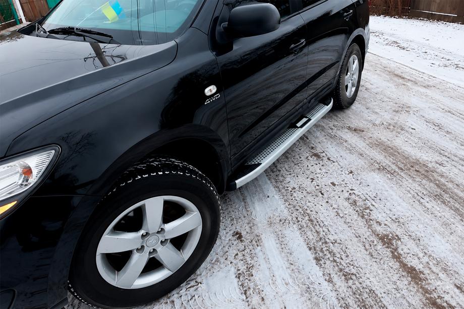 Hyundai Santa Fe 2 2006–2012 Mevsim Grey sānu pakāpieni (2 gab., alumīnijs) Image