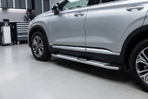 Hyundai Santa Fe 4 2018–2023 Mevsim Grey sānu pakāpieni (2 gab., alumīnijs) foto 1