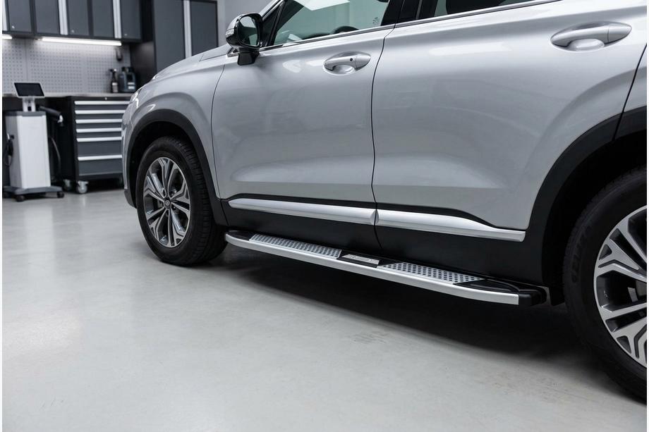 Hyundai Santa Fe 4 2018–2023 Mevsim Grey sānu pakāpieni (2 gab., alumīnijs) Image