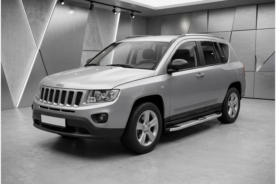 Jeep Compass 2006–2016 Mevsim Grey sānu pakāpieni (2 gab., alumīnijs) Image
