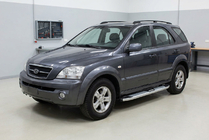 Kia Sorento I BL 2002–2009 Mevsim Grey sānu pakāpieni (2 gab., alumīnijs) foto 1